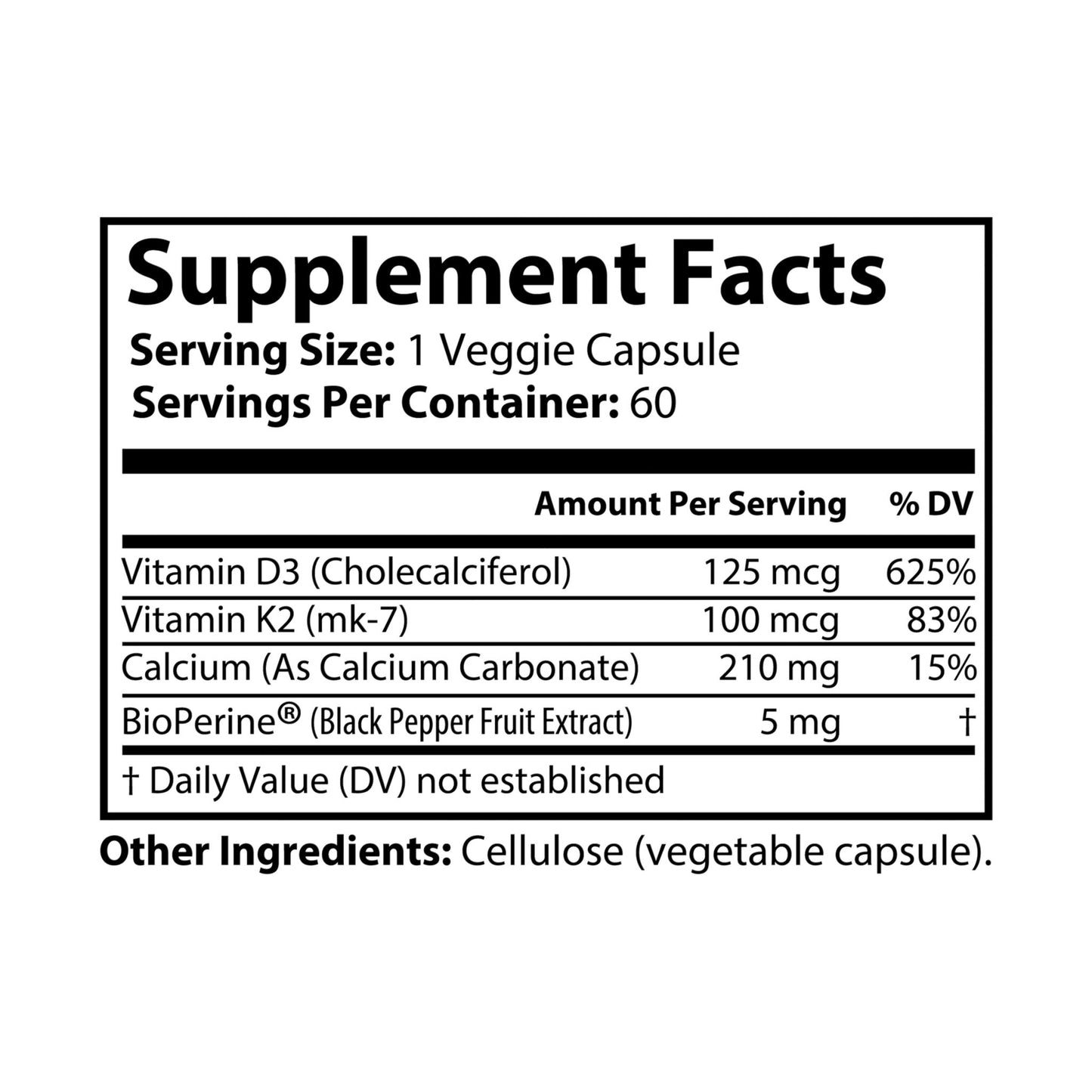 Vitamin K2 + D3