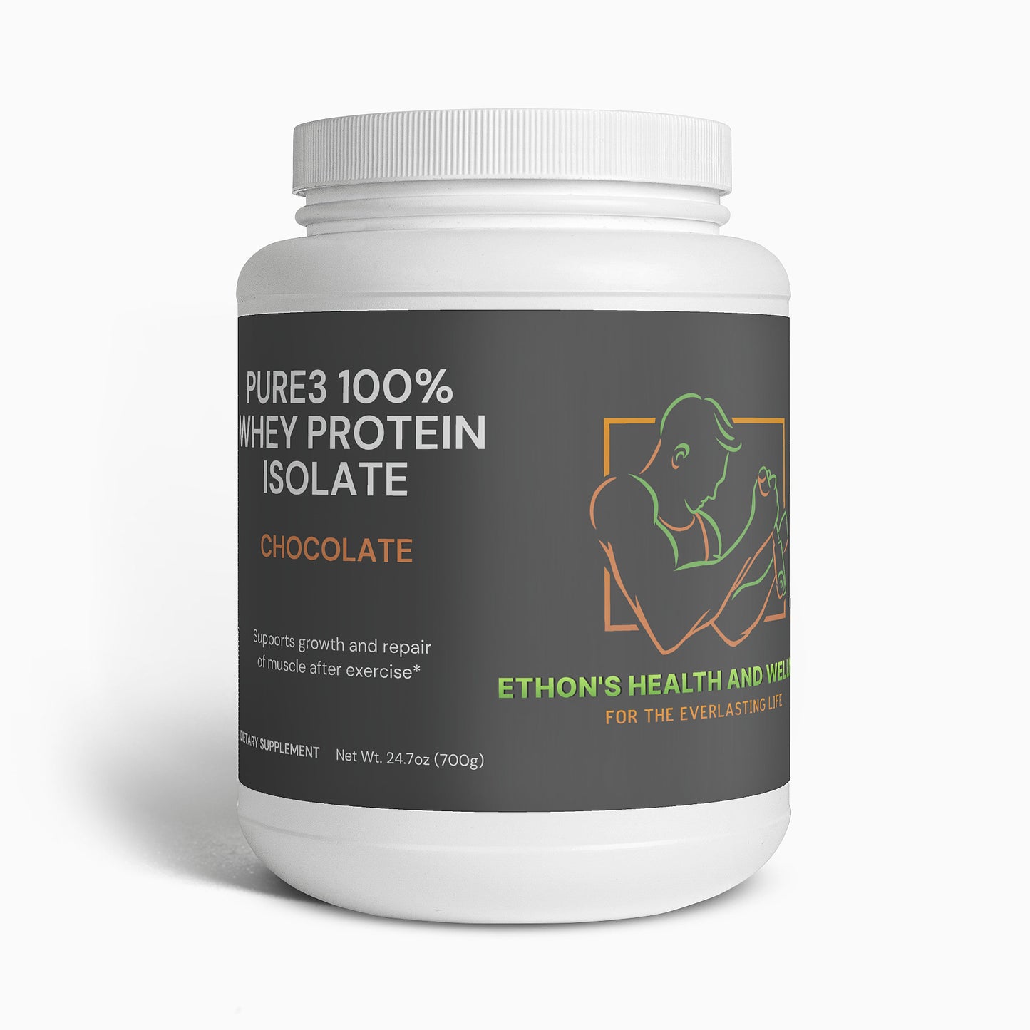 Pure3 100% Whey Protein Isolate (Chocolate)